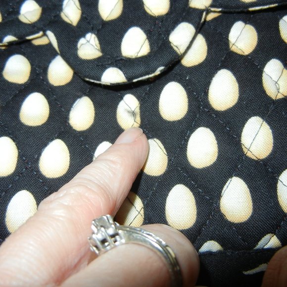 Vera Bradley Tote • Vintage * Chanticleer Chicken and Egg Purse Tote 15inx12in - Picture 3 of 11